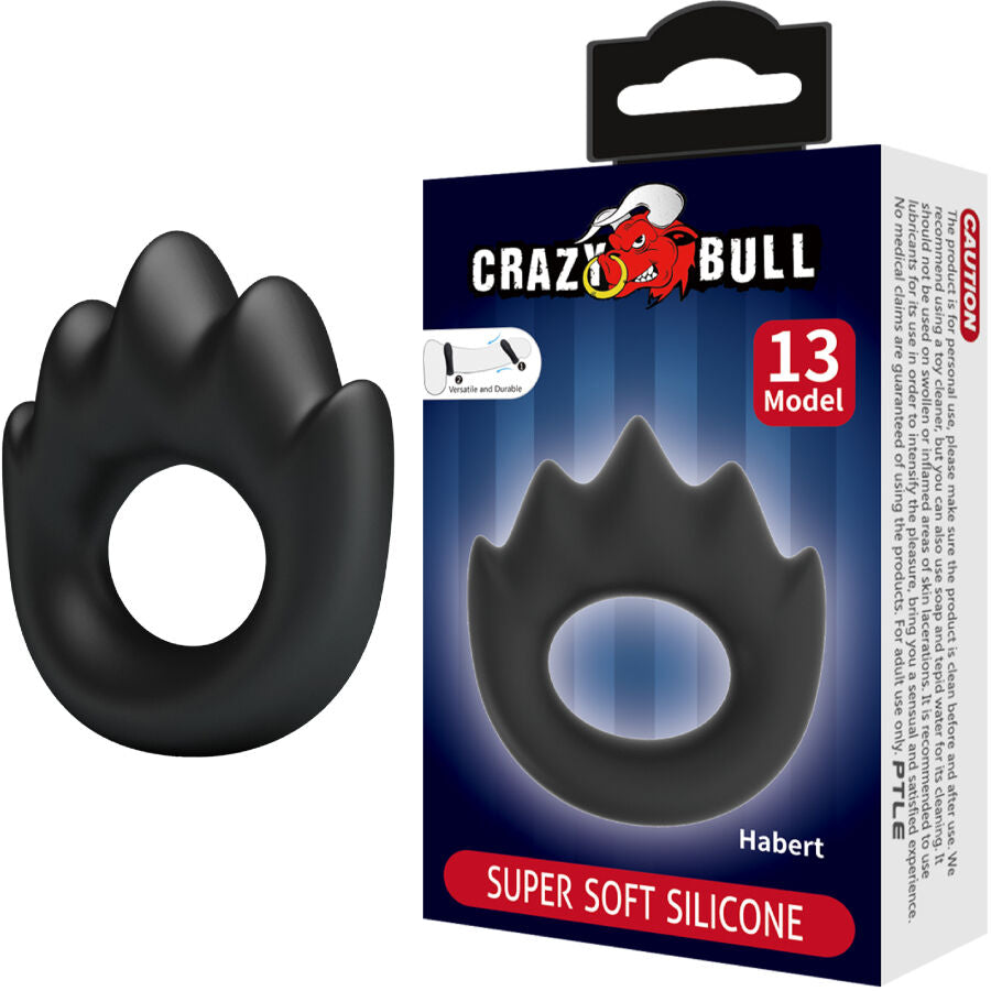CRAZY BULL - HABERT ANELLO IN SILICONE MODELLO 13 - CRAZY BULL | Lingerie Harness Boutique