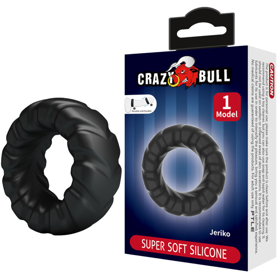 CRAZY BULL - ANELLO IN SILICONE JERIKO MODELLO 1 - CRAZY BULL | Lingerie Harness Boutique