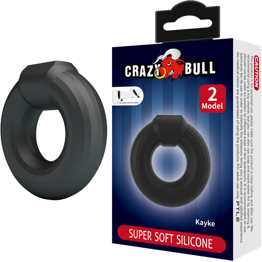 CRAZY BULL - KAYKE ANELLO IN SILICONE MODELLO 2 - CRAZY BULL | Lingerie Harness Boutique