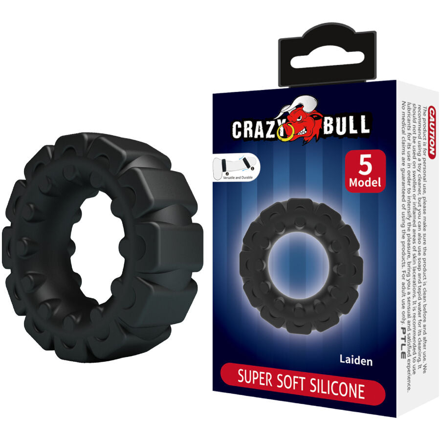 CRAZY BULL - ANELLO IN SILICONE LAIDEN MODELLO 5 - CRAZY BULL | Lingerie Harness Boutique