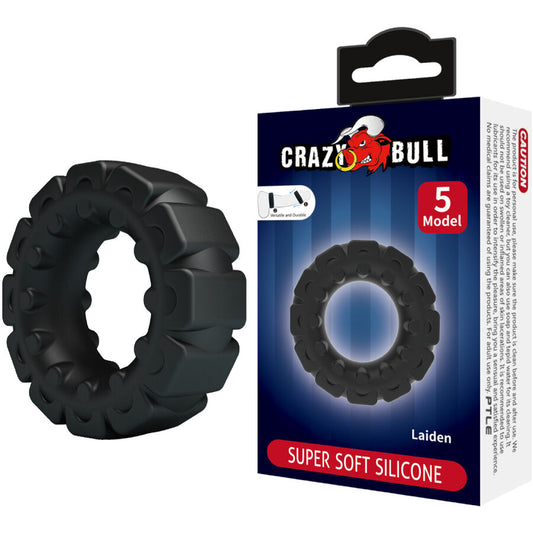 CRAZY BULL - ANELLO IN SILICONE LAIDEN MODELLO 5 - CRAZY BULL | Lingerie Harness Boutique