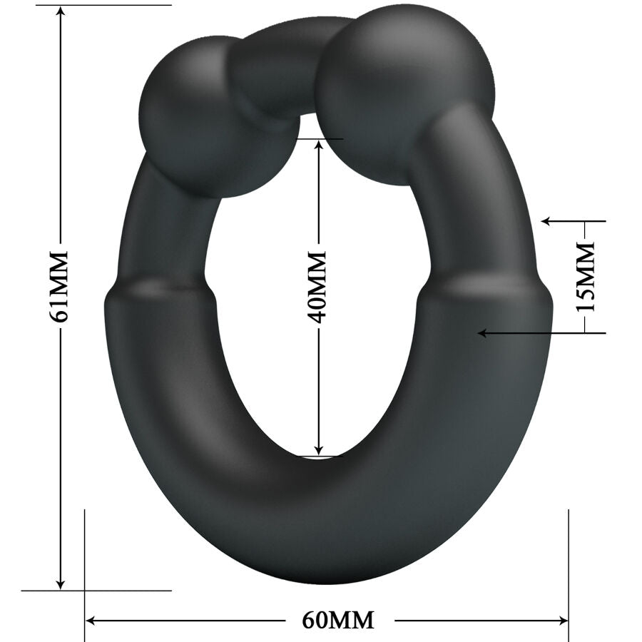 CRAZY BULL - ANELLO IN SILICONE MECO MODELLO 15 - CRAZY BULL | Lingerie Harness Boutique