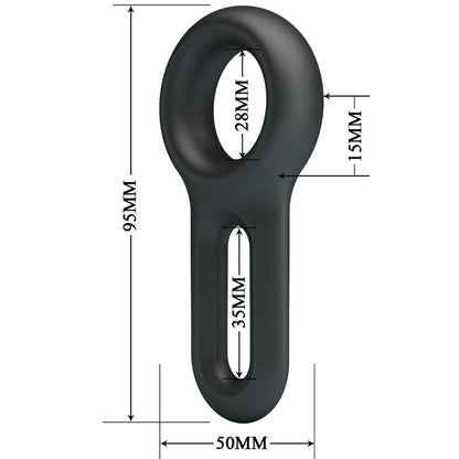 CRAZY BULL - ANELLO IN SILICONE ONIEL MODELLO 18 - CRAZY BULL | Lingerie Harness Boutique