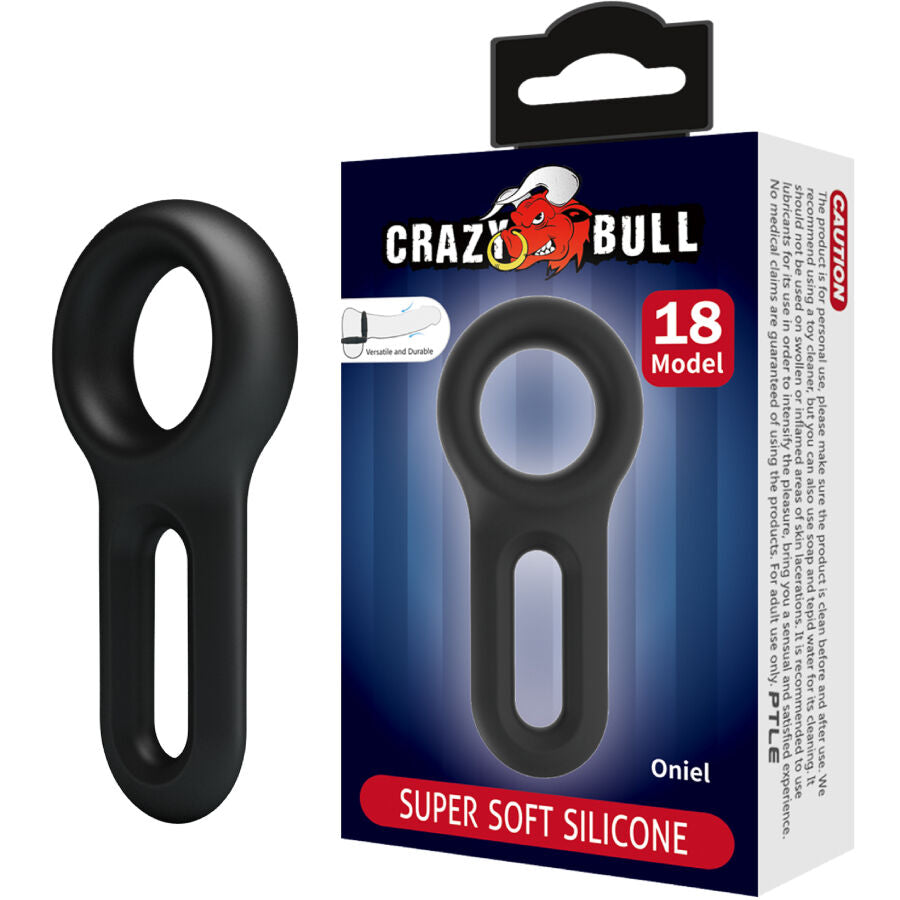 CRAZY BULL - ANELLO IN SILICONE ONIEL MODELLO 18 - CRAZY BULL | Lingerie Harness Boutique