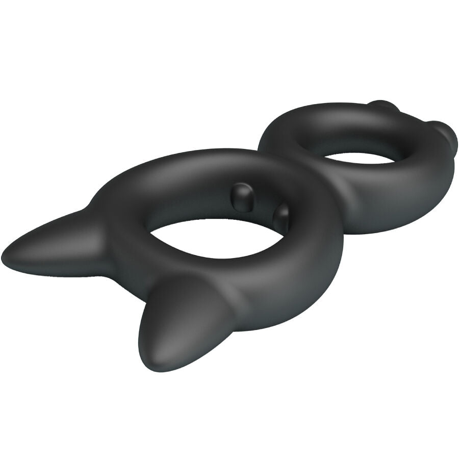 CRAZY BULL - TORAN DOPPIO ANELLO IN SILICONE MODELLO 20 - CRAZY BULL | Lingerie Harness Boutique