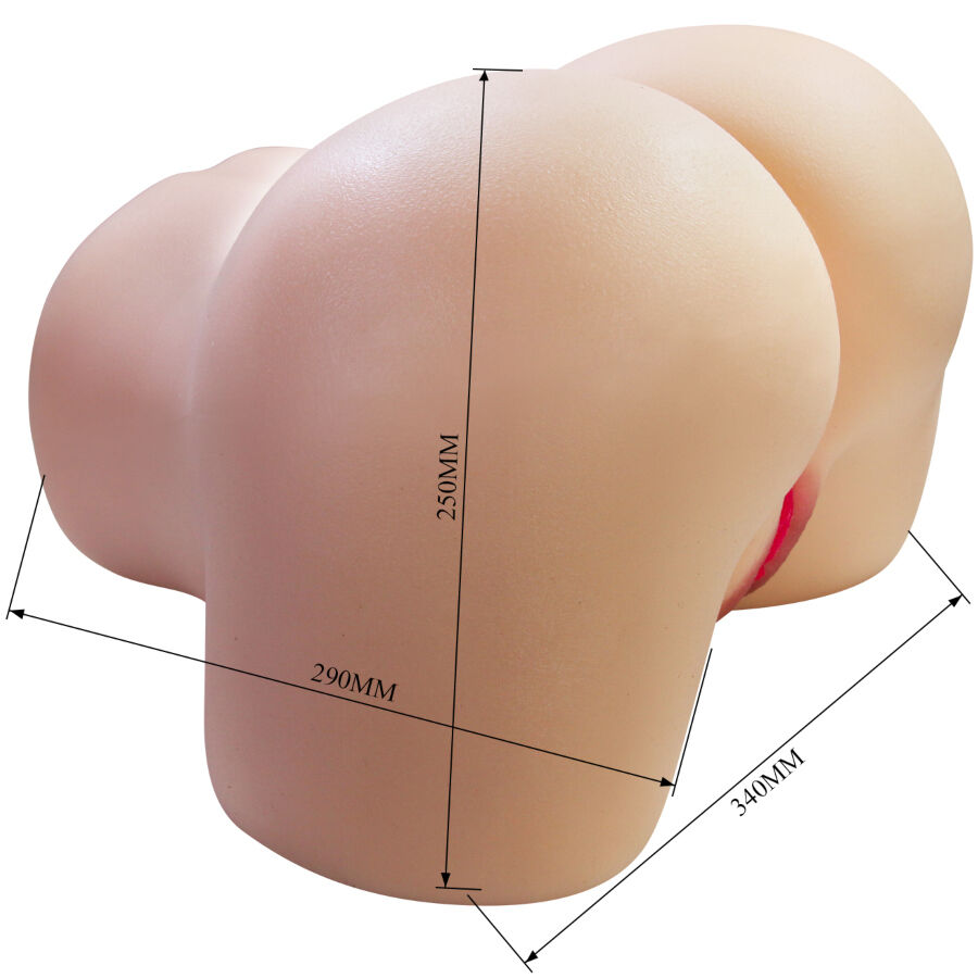 CRAZY BULL - JULIA REALISTICA FEMMINILE SEDERE VAGINA E ANALE 11 KG - CRAZY BULL | Lingerie Harness Boutique