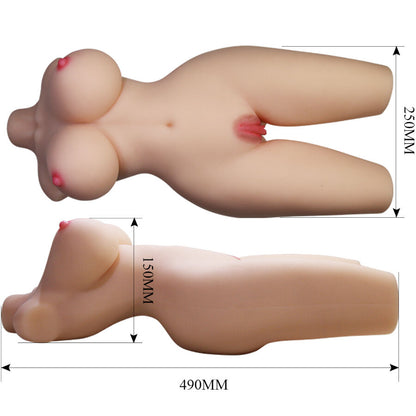 CRAZY BULL - TIFFANY TORSO FEMMINILE REALISTICO VAGINA E ANALE 5,5 KG - CRAZY BULL | Lingerie Harness Boutique