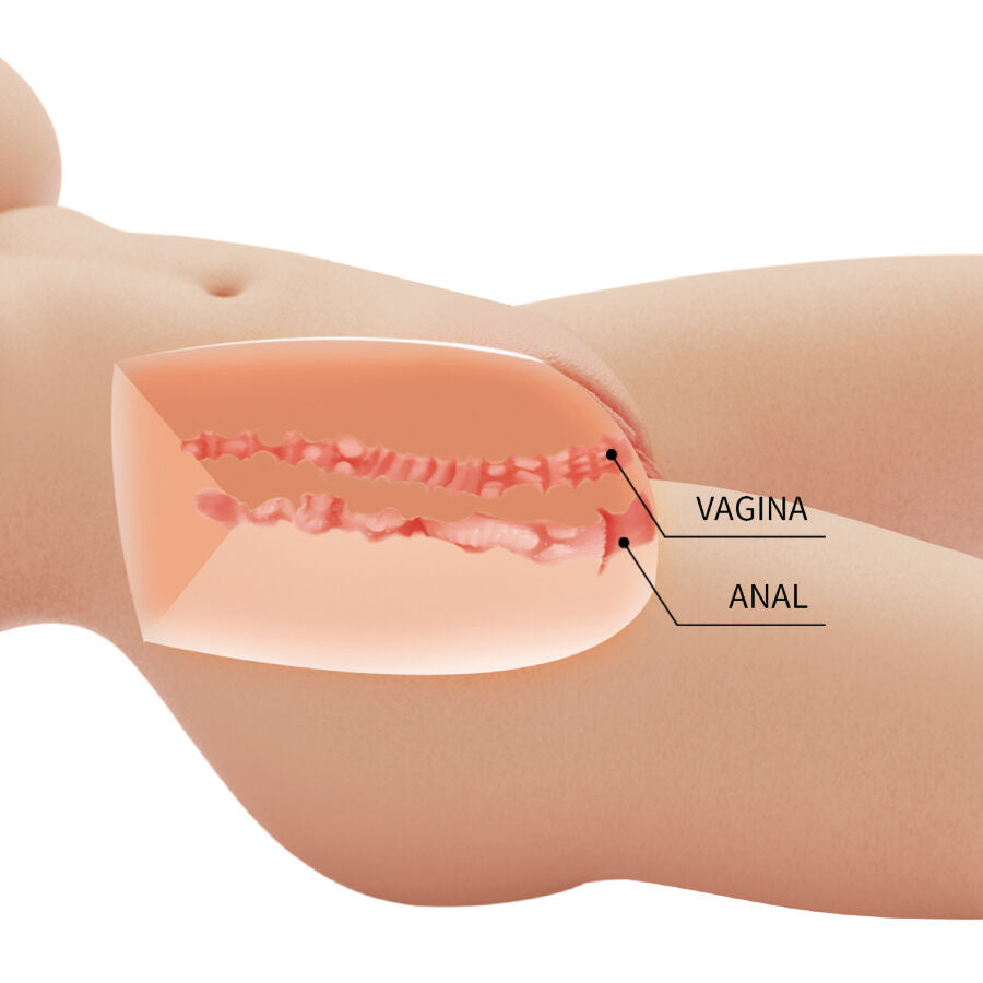 CRAZY BULL - TIFFANY TORSO FEMMINILE REALISTICO VAGINA E ANALE 5,5 KG - CRAZY BULL | Lingerie Harness Boutique