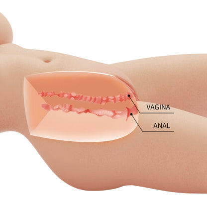 CRAZY BULL - TIFFANY TORSO FEMMINILE REALISTICO VAGINA E ANALE 5,5 KG - CRAZY BULL | Lingerie Harness Boutique