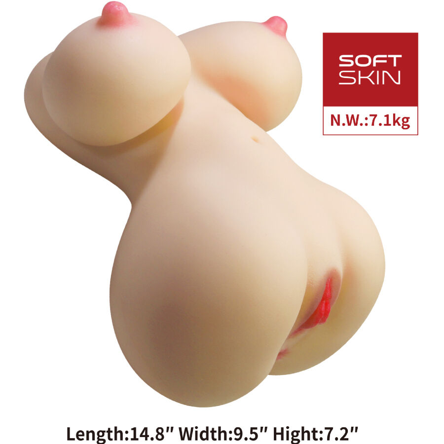 CRAZY BULL - FIONA TORSO FEMMINILE REALISTICO VAGINA E ANALE 7,1 KG - CRAZY BULL | Lingerie Harness Boutique