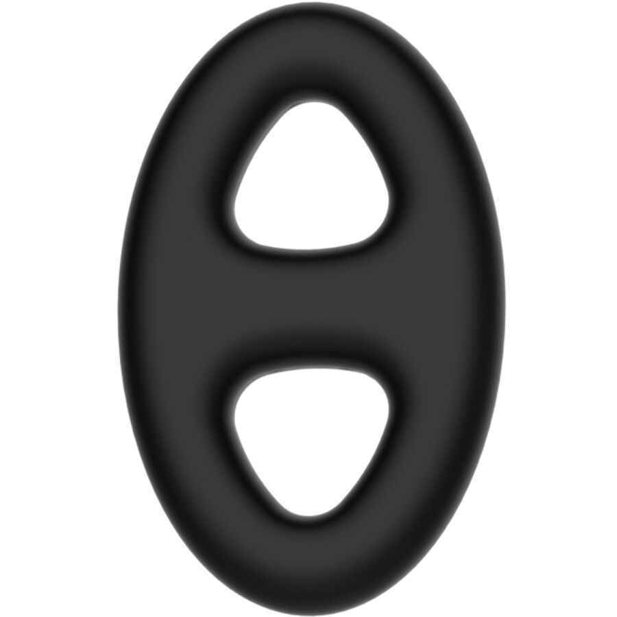 CRAZY BULL - ANELLO DOPPIO OVALE IN SILICONE - CRAZY BULL | Lingerie Harness Boutique