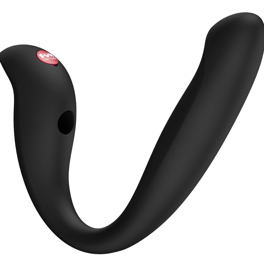 FUN FACTORY - VELOCE VIBRATORE A DOPPIO IMPULSO D'ARIA INSERIBILE NERO - FUN FACTORY | Lingerie Harness Boutique
