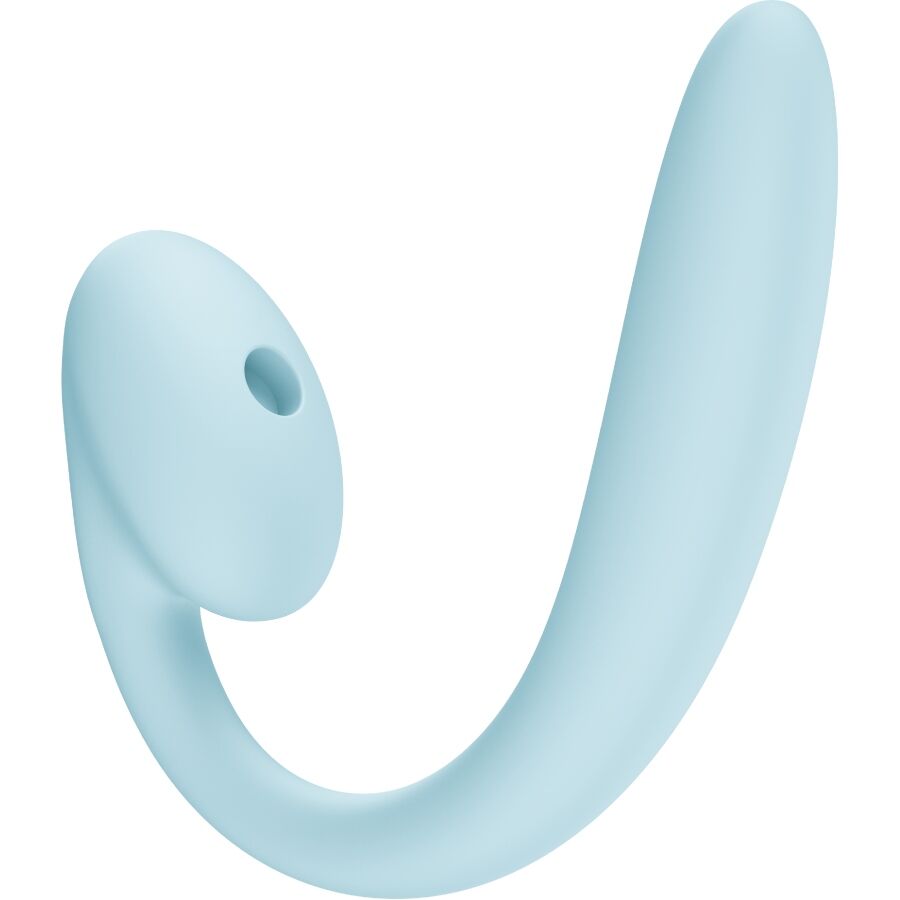 FUN FACTORY - VIBRATORE A DOPPIO IMPULSO D'ARIA INSERIBILE CRESCENDO BLU GHIACCIO - FUN FACTORY | Lingerie Harness Boutique