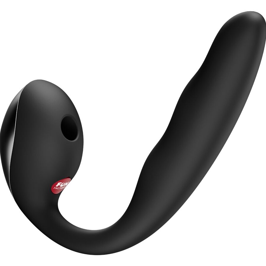 FUN FACTORY - VIBRATORE ALLEGRO INSERIBILE A DOPPIO IMPULSO D'ARIA NERO - FUN FACTORY | Lingerie Harness Boutique