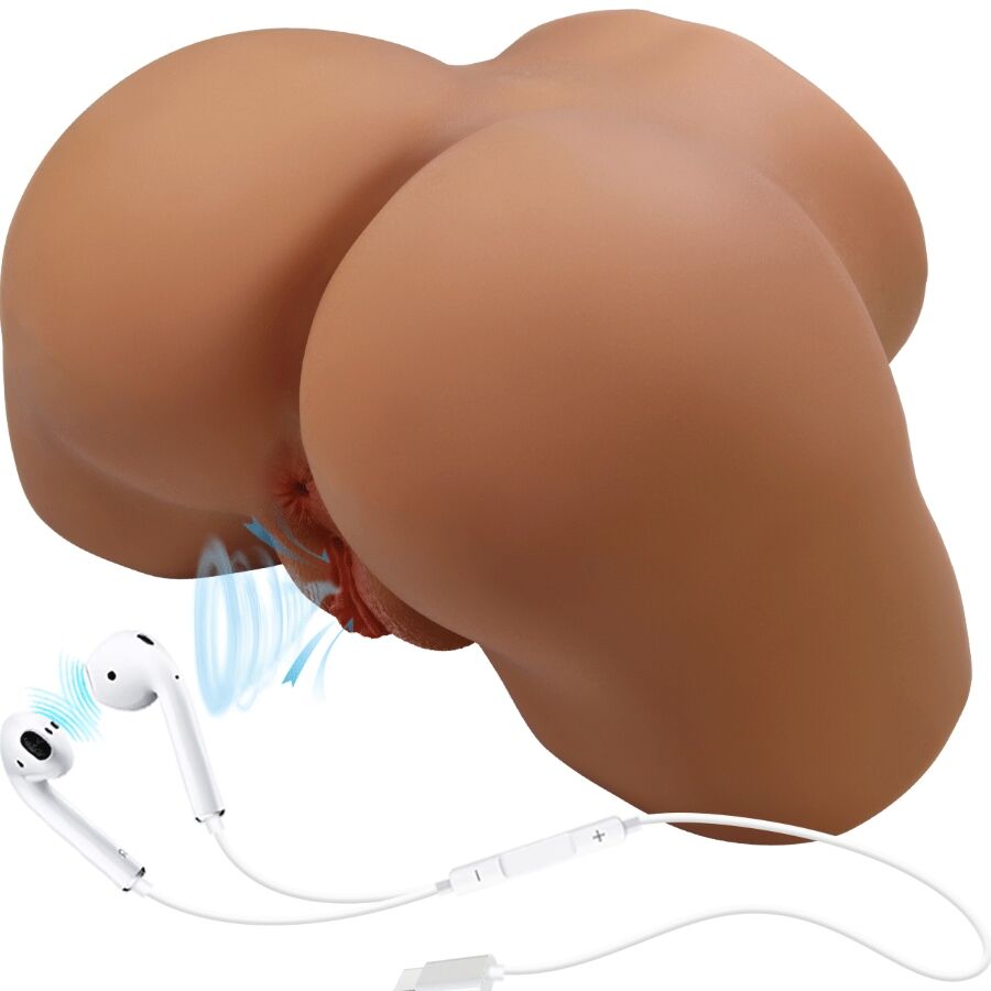 CRAZY BULL - GERIANN VIBRATORE E SUCCHIATORE REALISTICO PER POLSO FEMMINILE CON SUONO 5,5 KG - CRAZY BULL | Lingerie Harness Boutique