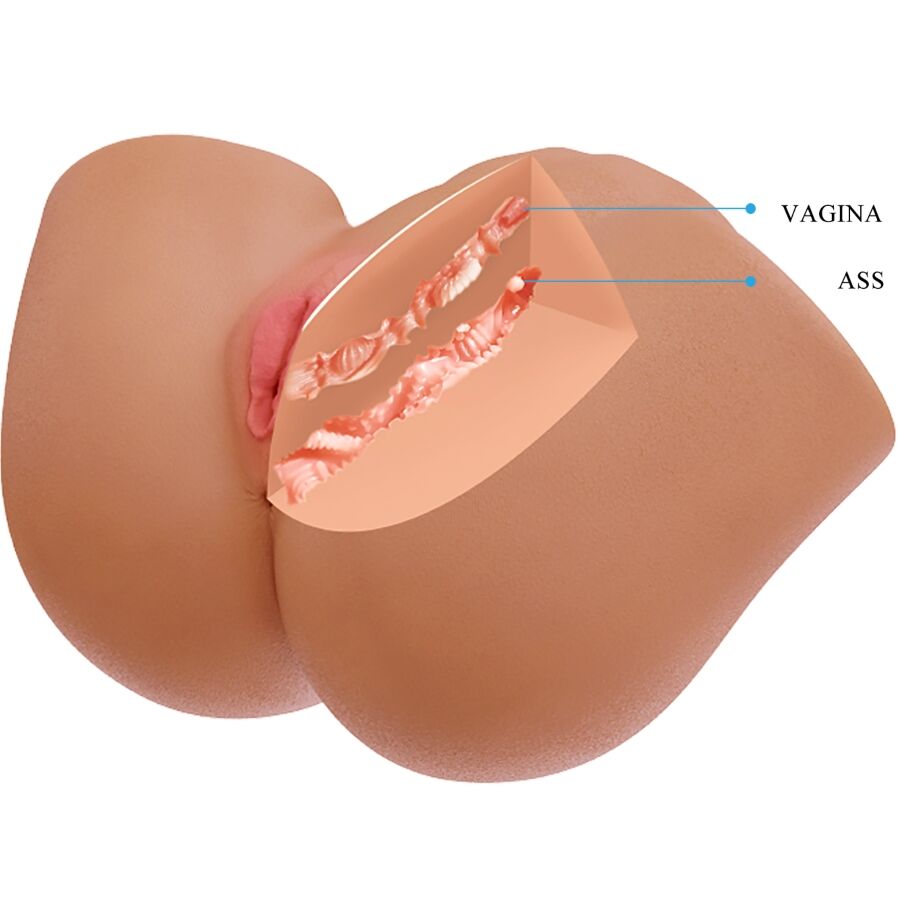 CRAZY BULL - ILANA VIBRATORE E SUCCHIATORE REALISTICO PER POLSO FEMMINILE CON SUONO 6,8 KG - CRAZY BULL | Lingerie Harness Boutique