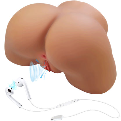 CRAZY BULL - ILANA VIBRATORE E SUCCHIATORE REALISTICO PER POLSO FEMMINILE CON SUONO 6,8 KG - CRAZY BULL | Lingerie Harness Boutique