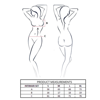 PASSION - INTIMARI REGGISENO + SLIP ROSA S/M - PASSION WOMAN SETS | Lingerie Harness Boutique