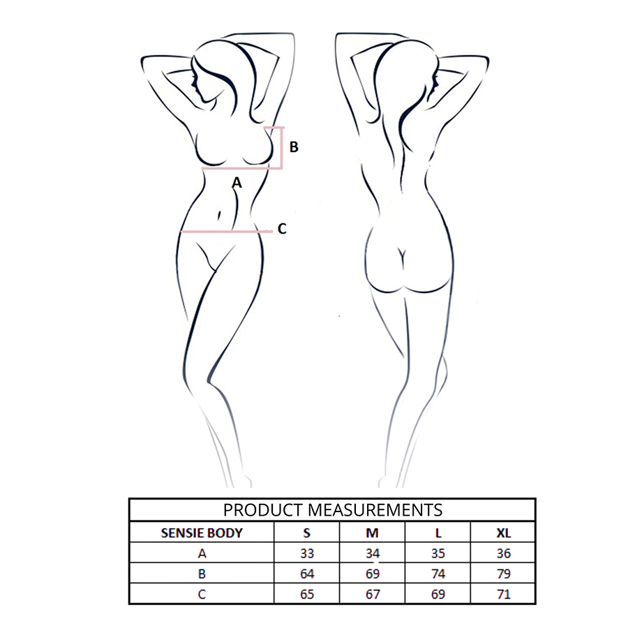 PASSION - SENSIE BODY LIMONE L/XL - PASSION WOMAN TEDDIES | Lingerie Harness Boutique
