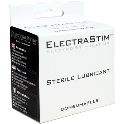 ELECTRASTIM - LUBRIFICANTE STERILE 10 UNITÀ - ELECTRASTIM | Lingerie Harness Boutique