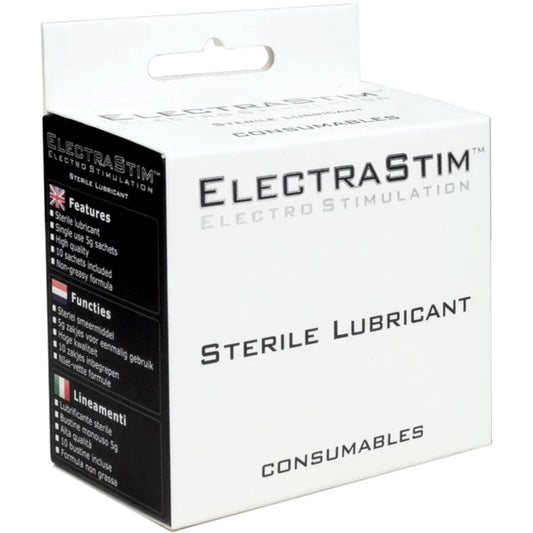 ELECTRASTIM - LUBRIFICANTE STERILE 10 UNITÀ - ELECTRASTIM | Lingerie Harness Boutique