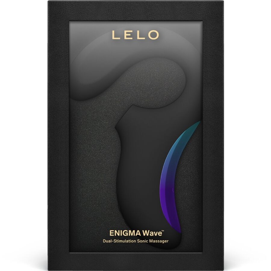 LELO - ENIGMA WAVE MASSAGGIATORE A TRIPLA VIBRAZIONE NERO - LELO | Lingerie Harness Boutique
