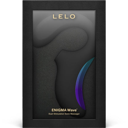 LELO - ENIGMA WAVE MASSAGGIATORE A TRIPLA VIBRAZIONE NERO - LELO | Lingerie Harness Boutique