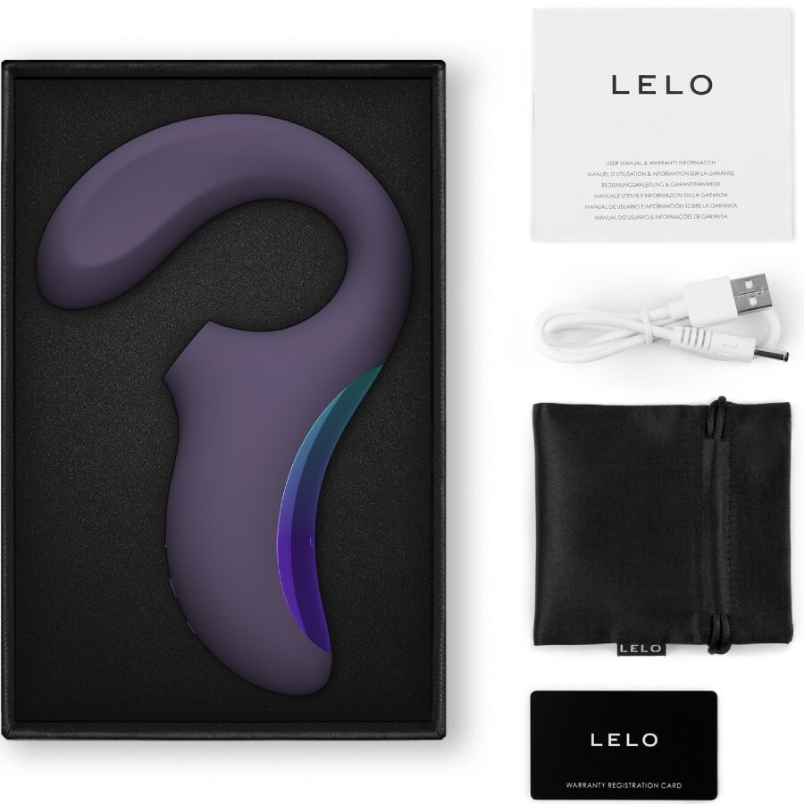 LELO - ENIGMA WAVE MASSAGGIATORE A TRIPLA VIBRAZIONE CYBER PURPLE - LELO | Lingerie Harness Boutique