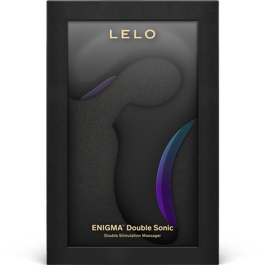LELO - ENIGMA DOUBLE SONIC VIBRATOR POINT G NERO - LELO | Lingerie Harness Boutique