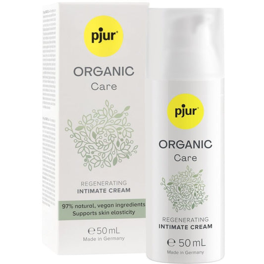 PJUR - ORGANIC CARE CREMA INTIMA RIGENERANTE 50 ML - PJUR | Lingerie Harness Boutique