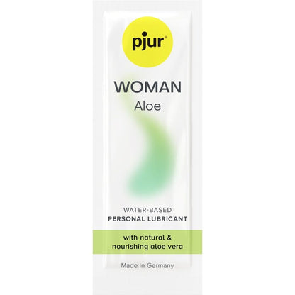 PJUR - WOMAN ALOE LUBRIFICANTE A BASE ACQUA 2 ML - PJUR | Lingerie Harness Boutique