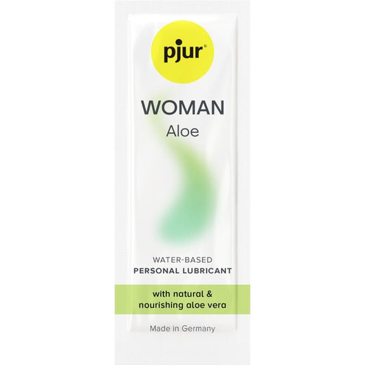 PJUR - WOMAN ALOE LUBRIFICANTE A BASE ACQUA 2 ML - PJUR | Lingerie Harness Boutique