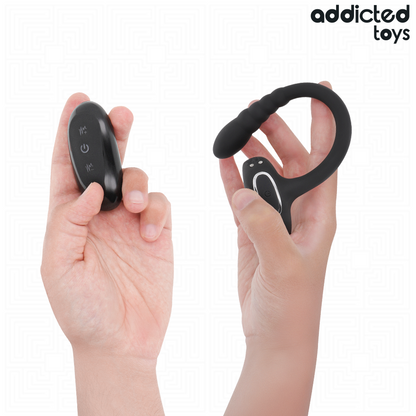 ADDICTED TOYS - ANELLO VIBRANTE PER IL PENE CON TELECOMANDO P-SPOT - ADDICTED TOYS | Lingerie Harness Boutique