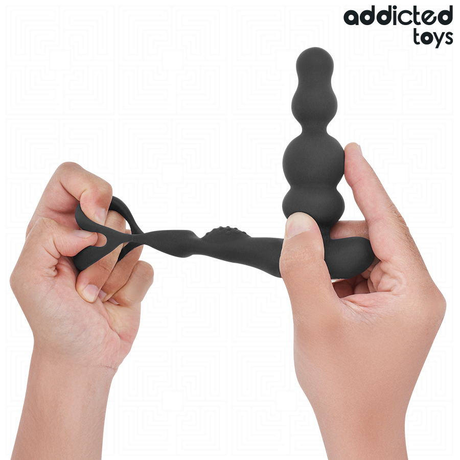 ADDICTED TOYS - MASSAGGIATORE PROSTATICO ROTANTE CON TELECOMANDO - ADDICTED TOYS | Lingerie Harness Boutique