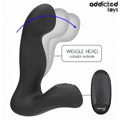 ADDICTED TOYS - MASSAGGIATORE PROSTATICO OSCILLANTE CON TELECOMANDO IN MODALITÀ PULSAZIONE - ADDICTED TOYS | Lingerie Harness Boutique