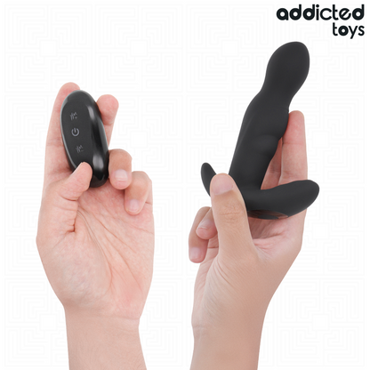 ADDICTED TOYS - TAPPO ANALE ROTANTE E VIBRANTE CON TELECOMANDO - ADDICTED TOYS | Lingerie Harness Boutique