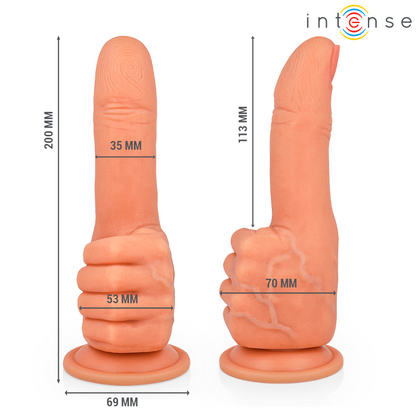 INTENSE - BENDER STIMOLATORE PUNTO G FLESSIBILE MANO 11,3 CM - INTENSE FUN | Lingerie Harness Boutique