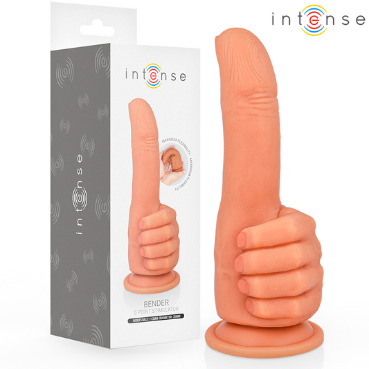 INTENSE - BENDER STIMOLATORE PUNTO G FLESSIBILE MANO 11,3 CM - INTENSE FUN | Lingerie Harness Boutique