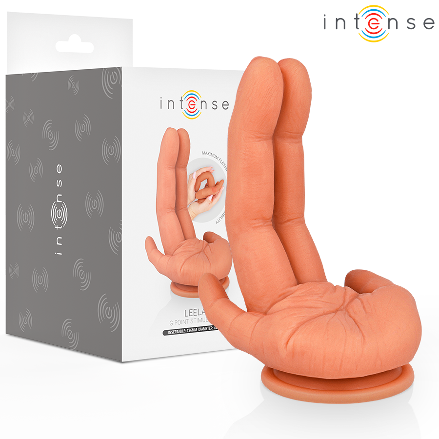 INTENSE - LEELA STIMOLATORE PUNTO G FLESSIBILE MANO 12,6 CM - INTENSE FUN | Lingerie Harness Boutique