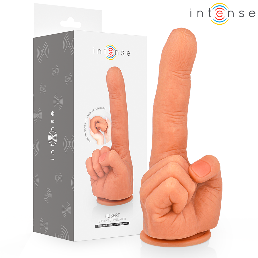 INTENSE - HUBERT STIMOLATORE PUNTO G FLESSIBILE MANO 14,2 CM - INTENSE FUN | Lingerie Harness Boutique