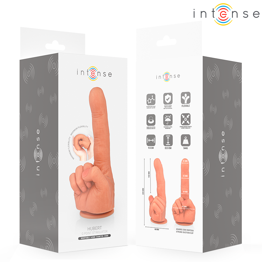 INTENSE - HUBERT STIMOLATORE PUNTO G FLESSIBILE MANO 14,2 CM - INTENSE FUN | Lingerie Harness Boutique