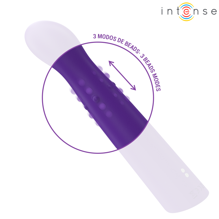 INTENSE - HELENA BEADS VIBRATORE OSCILLANTE SU E GIÙ 13,5 CM - INTENSE FUN | Lingerie Harness Boutique