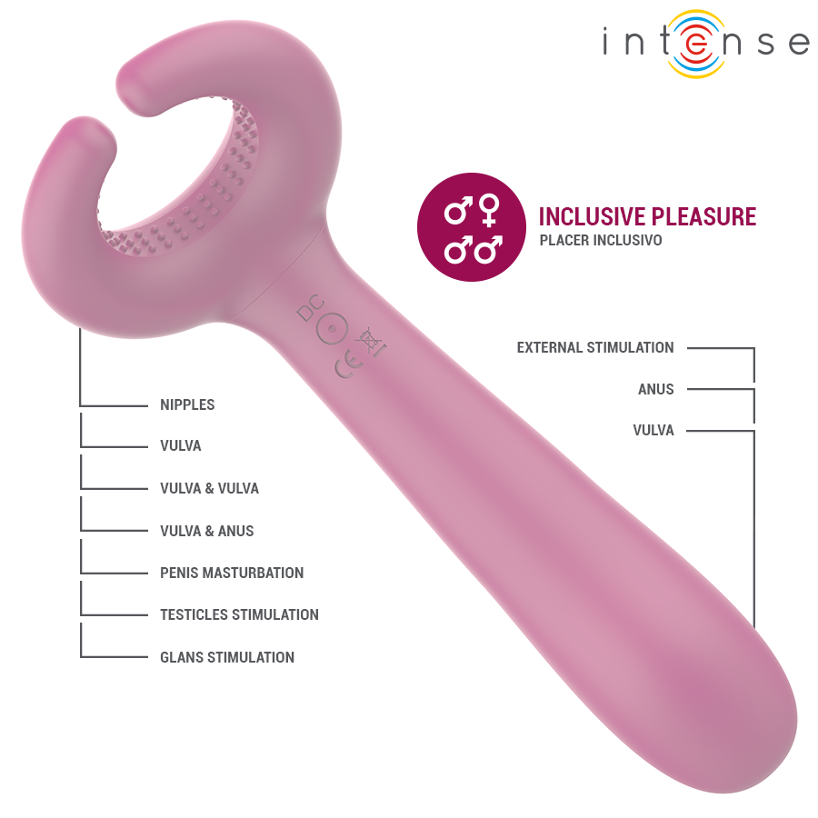 INTENSE - VIBRATORE DI COPPIA ROWAN INCLUSIVE - INTENSE FUN | Lingerie Harness Boutique