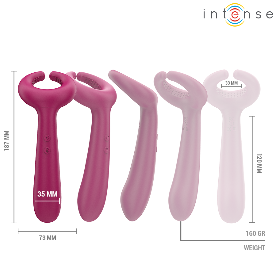 INTENSE - VIBRATORE DI COPPIA ROWAN INCLUSIVE - INTENSE FUN | Lingerie Harness Boutique