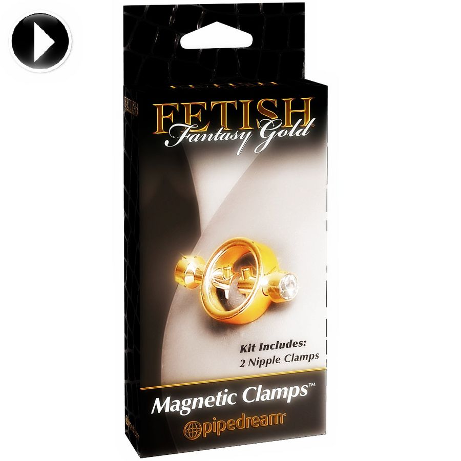 FETISH FANTASY GOLD - MORSETTI MAGNETICI - FETISH FANTASY GOLD | Lingerie Harness Boutique