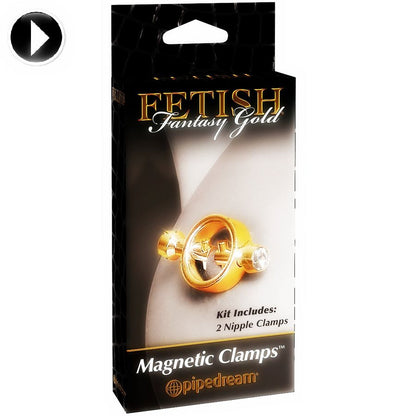 FETISH FANTASY GOLD - MORSETTI MAGNETICI - FETISH FANTASY GOLD | Lingerie Harness Boutique