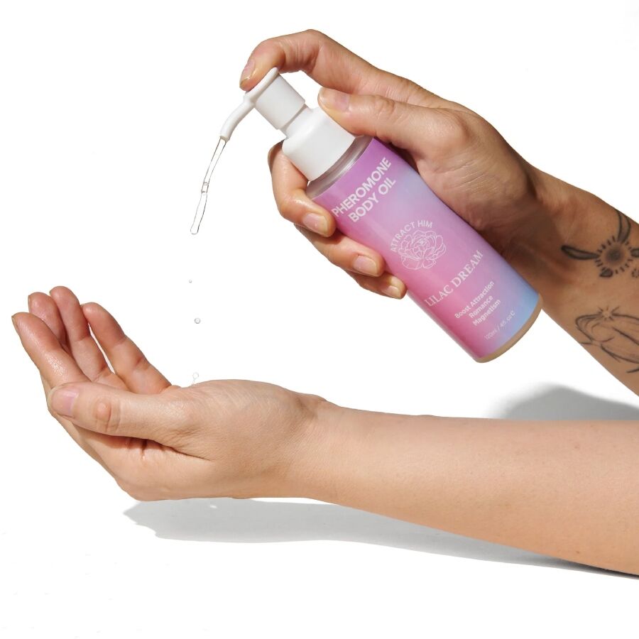EYE OF LOVE - BLOOM LILAC DREAM OLIO CORPO CON FEROMONI 120 ML - EYE OF LOVE | Lingerie Harness Boutique