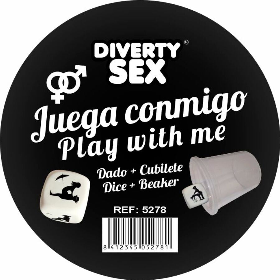 DIABLO PICANTE - DADI BIANCHI DURI CON POSIZIONI E CUBO - DIABLO PICANTE | Lingerie Harness Boutique