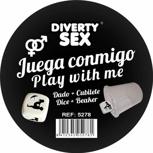 DIABLO PICANTE - DADI BIANCHI DURI CON POSIZIONI E CUBO - DIABLO PICANTE | Lingerie Harness Boutique