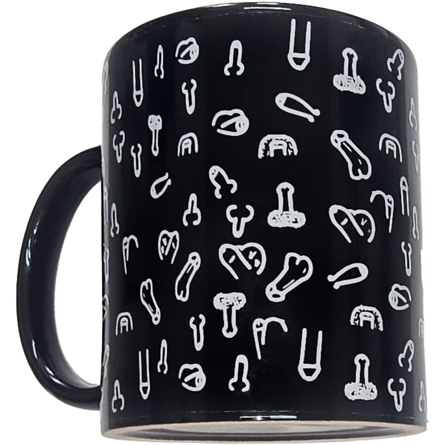 DIABLO PICANTE - TAZZA PENE NERA 370 ML - DIABLO PICANTE | Lingerie Harness Boutique
